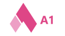 logo A1 rosa