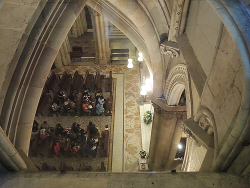 capela interior Sagrada Família