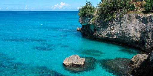 Negril cliffs em jamaica