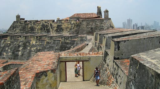 Castelo de San Felipe de Barajas na Colombia