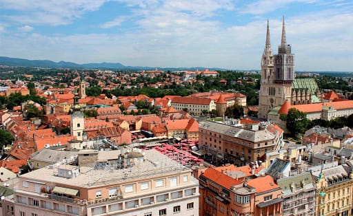 Zagreb na Croacia