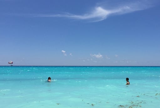 Praia em Cancun